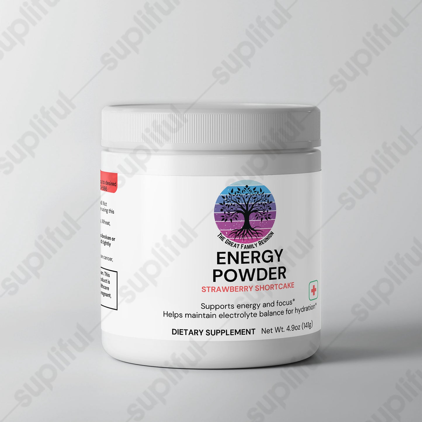 Energy Powder (Strawberry Shortcake)