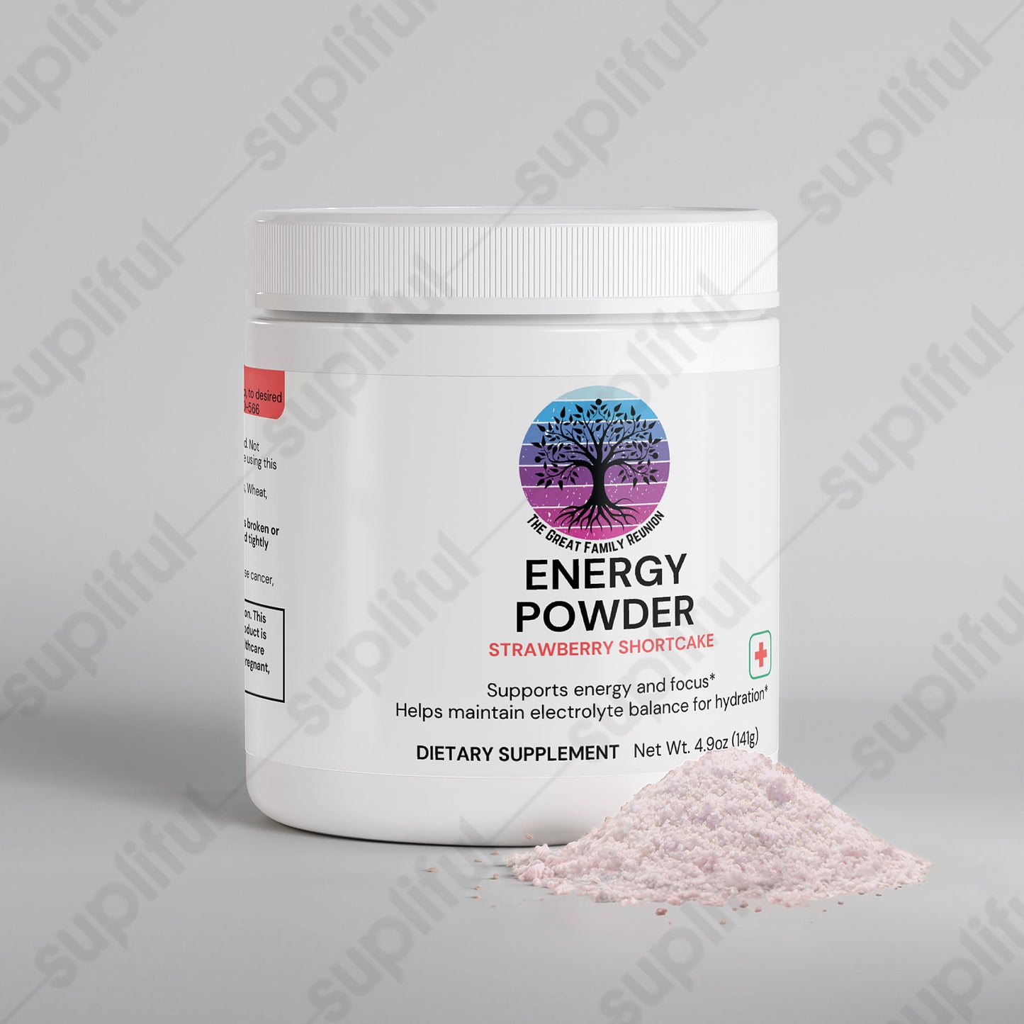 Energy Powder (Strawberry Shortcake)