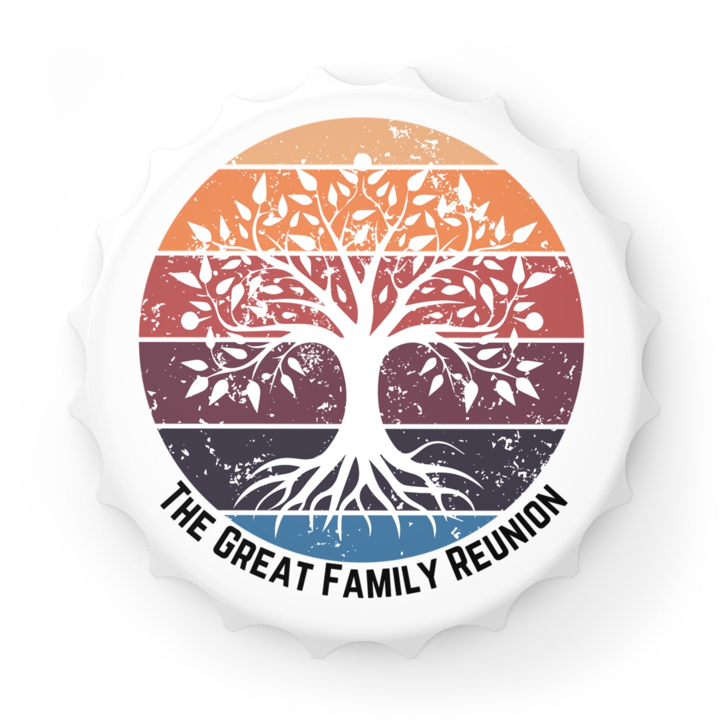 Magnetic Bottle Opener - Versatile Cool Design - Family Reunion Support 2027