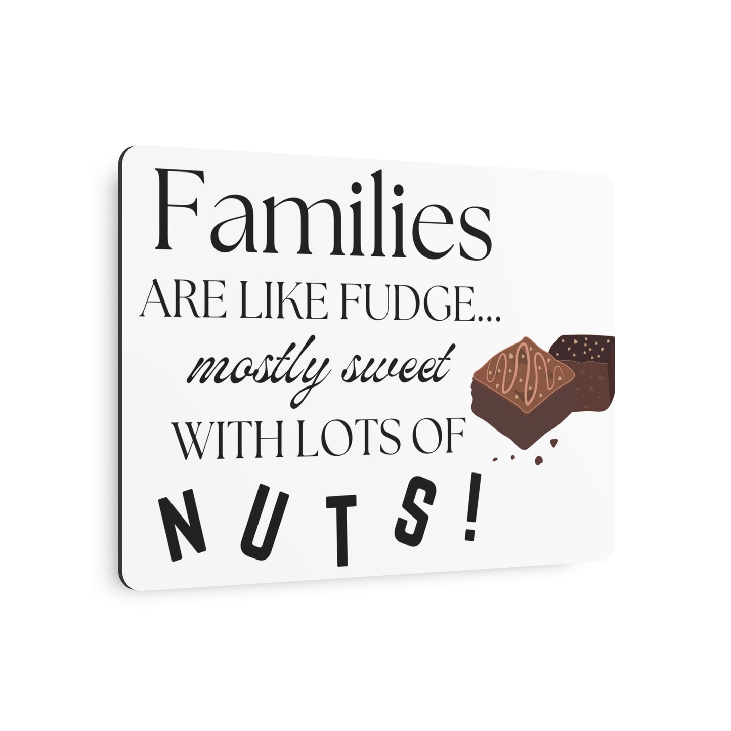 Sweet Families Metal Art Sign | Perfect Home Decor for Family